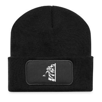 Australian Shepherd "Black Edition" - Recycled Patch Beanie - black - Front
