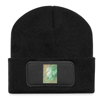 Bai Ze : Le Guide Céleste - Harmonie des Mondes - Beanie recyclé à patch - noir - Devant