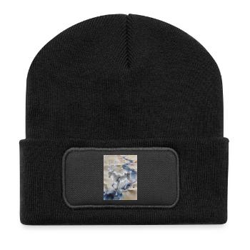 The Initial Wave: Fuzhu – Divine Clarity - Recycled Patch Beanie - black - Front