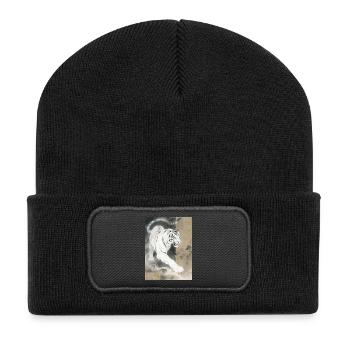 The White Roar: Baihu – Imperial Guardian - Recycled Patch Beanie - black - Front