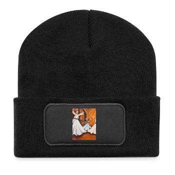 Sema - Der mystische Lichttanz - Recycelte Patch Beanie - Schwarz - Vorne