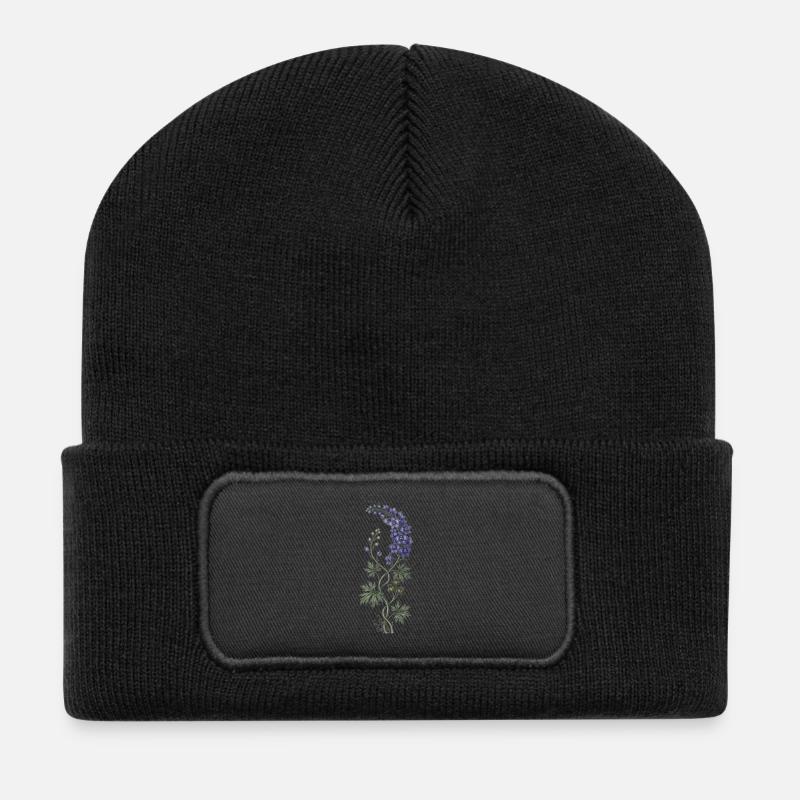 Larkspur - Millésime - Beanie recyclé à patch - noir