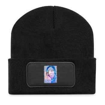 Soul Bird - Recycled Patch Beanie - black - Front