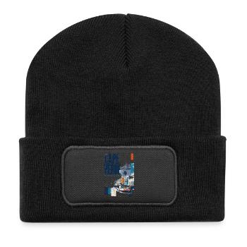 Collège côtier du Cap-Vert - Beanie recyclé à patch - noir - Devant