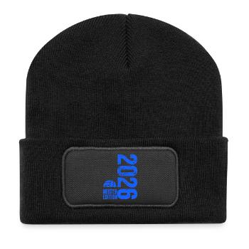 Maillot Volleyball Master 2026, bleu, sweat à capuche, tasse - Beanie recyclé à patch - noir - Devant