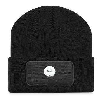 porcelaine de Limoges - Beanie recyclé à patch - noir - Devant