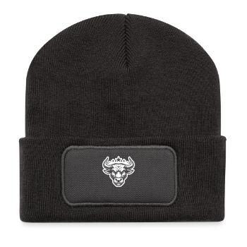 Tête de Taureau Taureau - Beanie recyclé à patch - charbon - Devant
