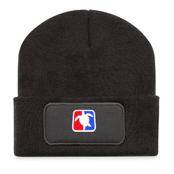 Tortue d’eau sport logo rouge bleu icône cool - Beanie recyclé à patch - charbon - Devant