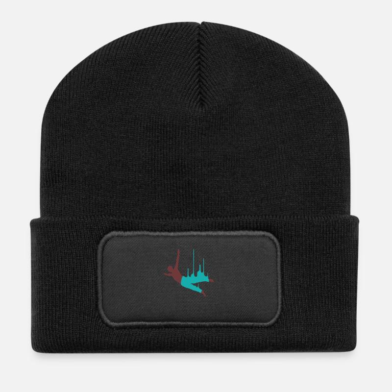 basejumper_2f - Recycled Patch Beanie - black
