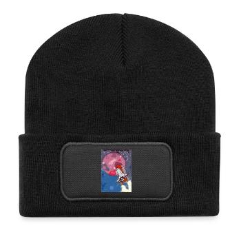 migrant_digi - Recycled Patch Beanie - black - Front