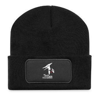 The Pterano Don. Dinosaur Parody - Recycled Patch Beanie - black - Front