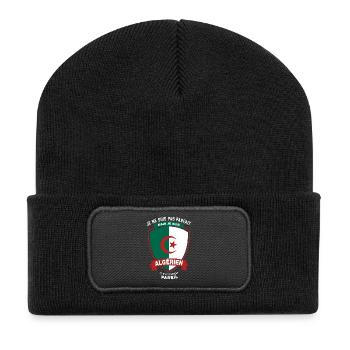 Algerien Parfait - Beanie recyclé à patch - noir - Devant