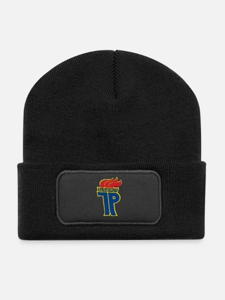 Jungpioniere seid bereit! - Recycelte Patch Beanie - Schwarz
