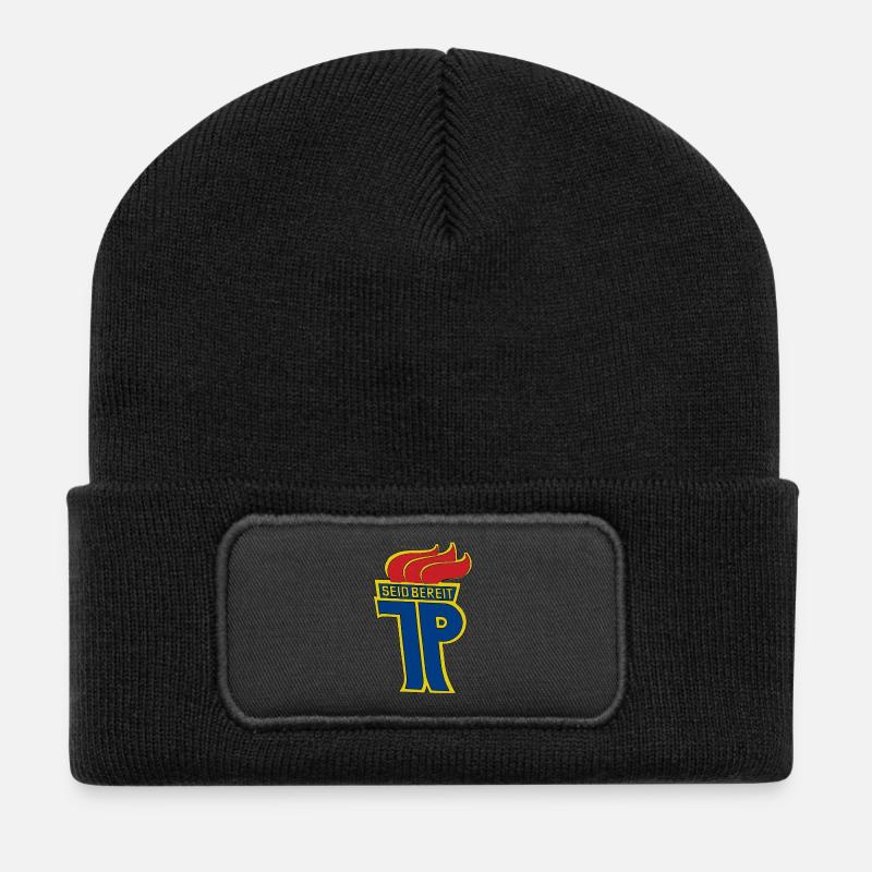Jungpioniere seid bereit! - Recycelte Patch Beanie - Schwarz