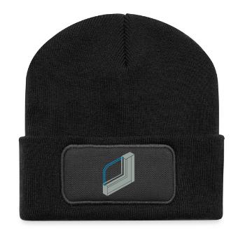 aluminum profile window - Recycled Patch Beanie - black - Front