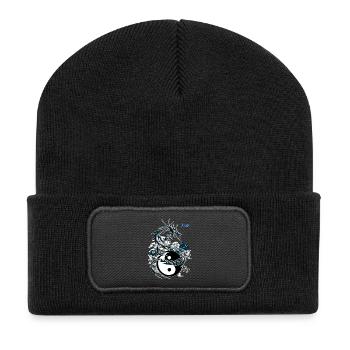 the dragon toonis - Beanie recyclé à patch - noir - Devant