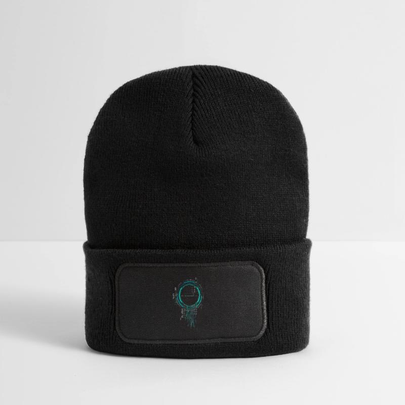 cpu pc nerd vaisseau spatial sci-fi carte mère lol cod Beanie recyclé à patch