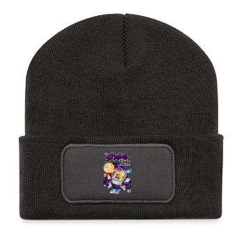 Space cake - Recycelte Patch Beanie - Dunkelgrau - Vorne