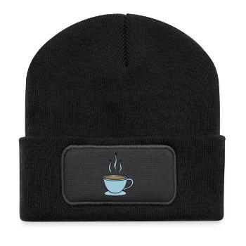 Coffee - Recycled Patch Beanie - black - Front