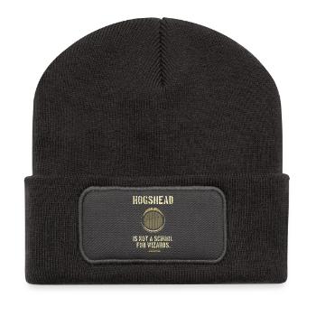 Hogshead Is Not A School For Wizards - Recycelte Patch Beanie - Dunkelgrau - Vorne