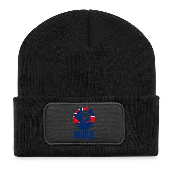 Norway Fishing Angler Fishing Fishing Tour - Recycled Patch Beanie - black - Front