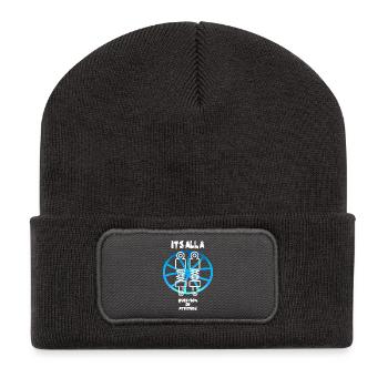 Réglage de la suspension - Beanie recyclé à patch - charbon - Devant
