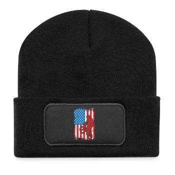 BMX États-Unis - Beanie recyclé à patch - noir - Devant
