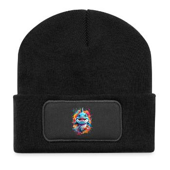 Shark - Recycled Patch Beanie - black - Front
