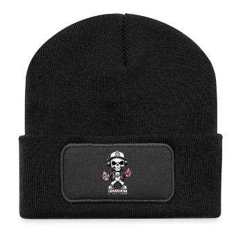 Sprayer Skull - Recycled Patch Beanie - black - Front