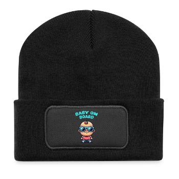 Baby Comic Sunglasses - Recycled Patch Beanie - black - Front