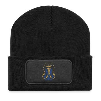 Auspice Maria - Recycled Patch Beanie - black - Front