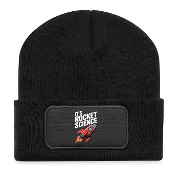 It’s Rocket Science - Recycled Patch Beanie - black - Front
