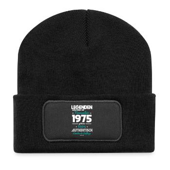 50e anniversaire - Les légendes ont été créées en novembre 1975 - Beanie recyclé à patch - noir - Devant