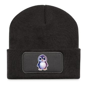 Penguin - Recycled Patch Beanie - dark grey - Front