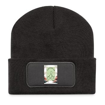 Greeting Flute - Recycled Patch Beanie - dark grey - Front