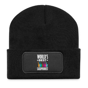 Saxophone - Recycled Patch Beanie - black - Front