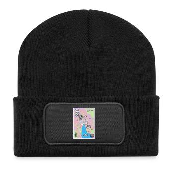 Ville de Zurich - Beanie recyclé à patch - noir - Devant