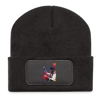Car racing #racing #sport - Recycled Patch Beanie - dark grey - Front