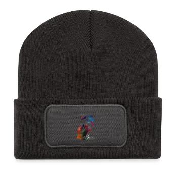 Motor Racing Sports Art #motor #sport - Recycled Patch Beanie - dark grey - Front