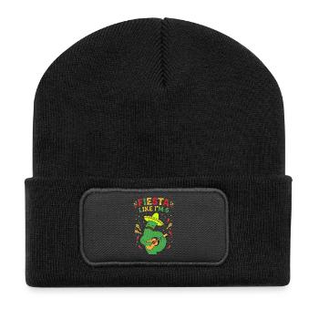 Fiesta Like I'm 6 Cactus - Recycled Patch Beanie - black - Front