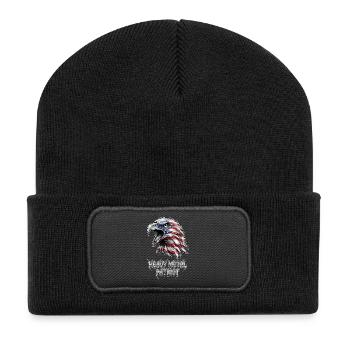 Heavy Metal Patriot Adler USA - Recycled Patch Beanie - black - Front