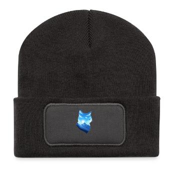 Conservation de la nature des montagnes des montagnes de la Cat - Beanie recyclé à patch - charbon - Devant