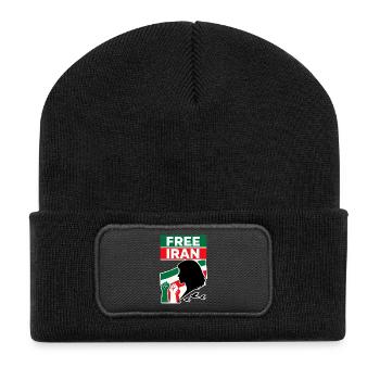 Free iran - Recycled Patch Beanie - black - Front