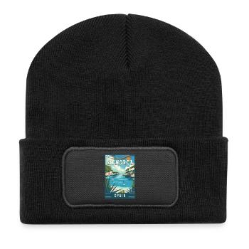 Explore Serenity in Menorca - Spain - Recycled Patch Beanie - black - Front