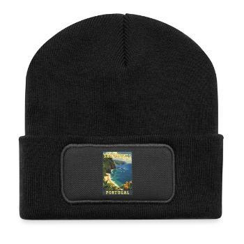 Découvrez l’île de São Miguel, Açores, Portugal - Beanie recyclé à patch - noir - Devant