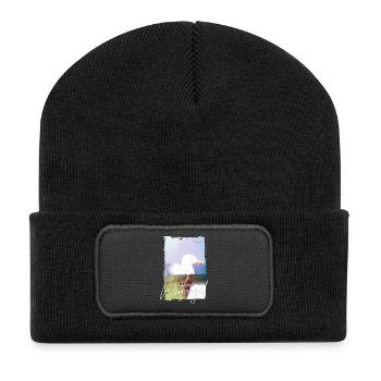 Wading Bird® North Sea Seagull – Beach Chair Moment - Recycled Patch Beanie - black - Front