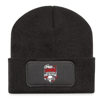 Aim Focus Destroy Gamer - Recycled Patch Beanie - dark grey - Front