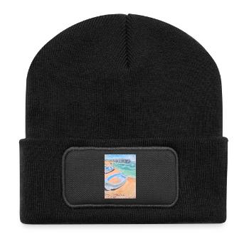 Souvenirs de Fort-de-l'Eau - Bordj El Kiffan, Alge - Beanie recyclé à patch - noir - Devant
