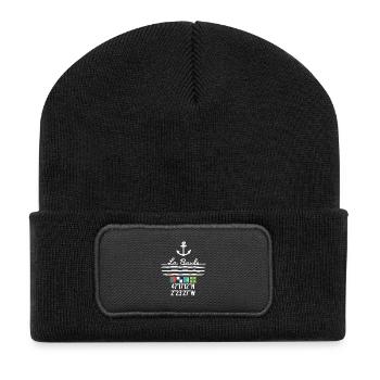 Ancre et vagues La Baule Coordonnées - Beanie recyclé à patch - noir - Devant