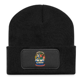 Last sailing trip before the wedding - Recycled Patch Beanie - black - Front